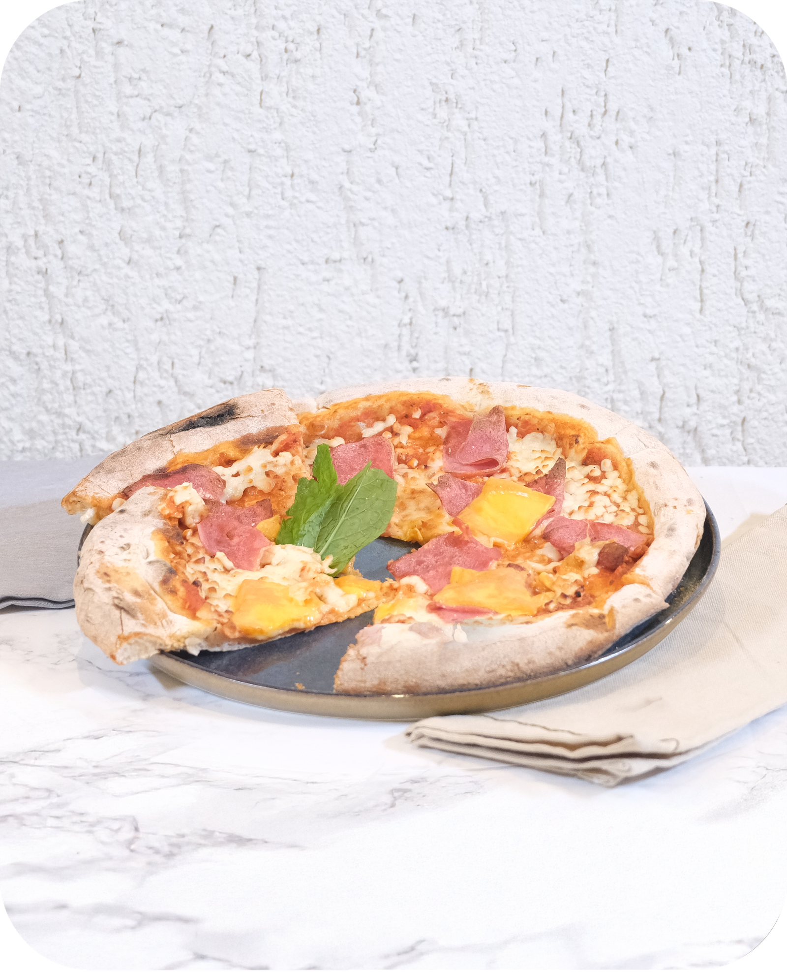Jambon Cheddar Artizan Pizza