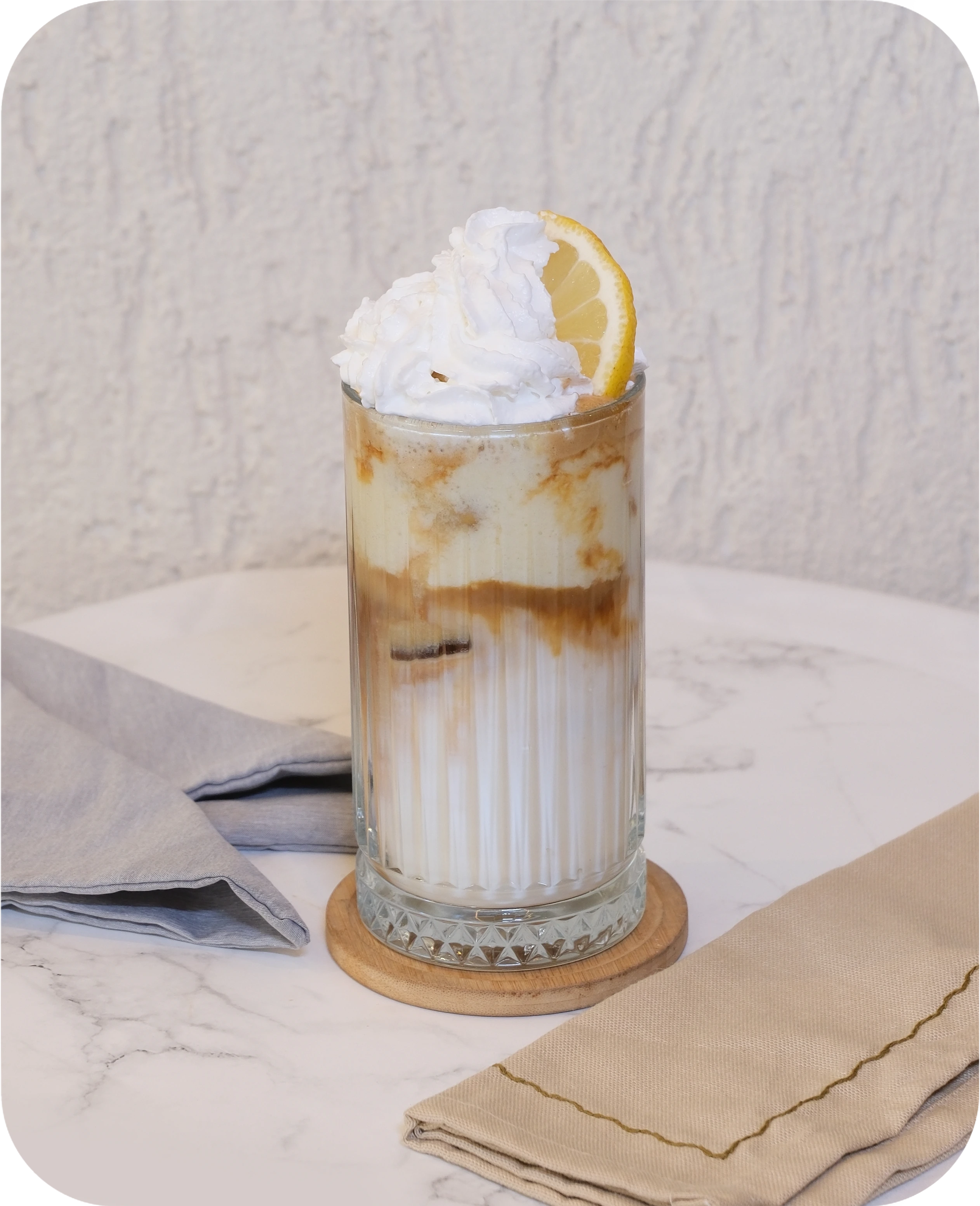 Iced Lemon Vanilla Latte